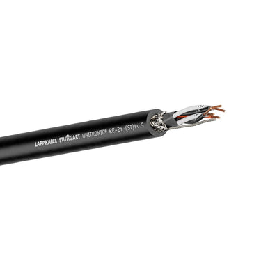 UNITRONIC® RE-2Y(ST)YV 4X2X0,5 BK