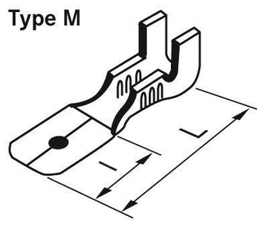BLADE TERMINALS L-BA 288 M