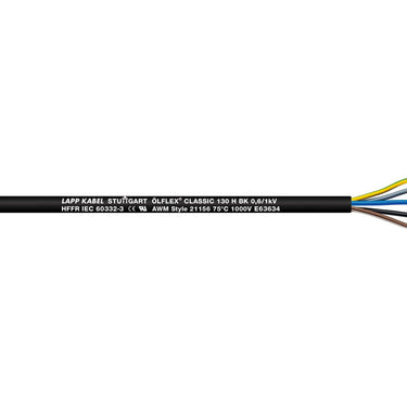 ÖLFLEX® CLASSIC 130 H BK 0,6/1 kV 5G1