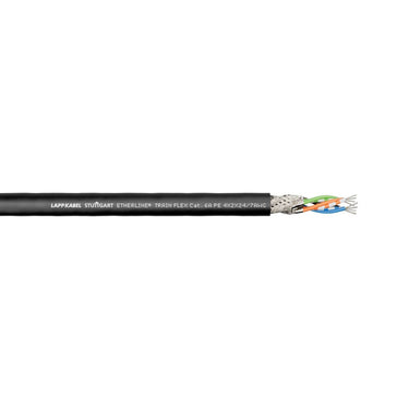 ETHERLINE® TRAIN FLEX Cat.6A 4x2x24/7 PE
