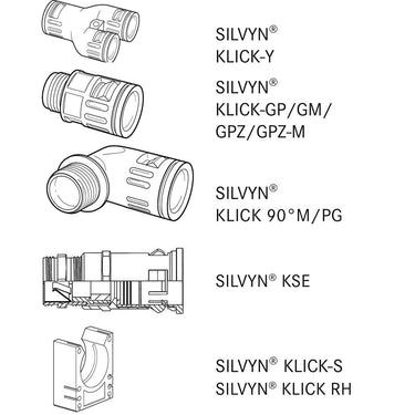 SILVYN® RILL PA6 28 / 23X28.5 GY 50M
